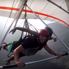 Flying with Gonzalo in Rio de Janeiro