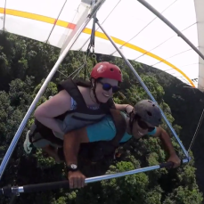 Hang gliding with Jennifer Pennell in RIO! AMAZING FLIGHT!